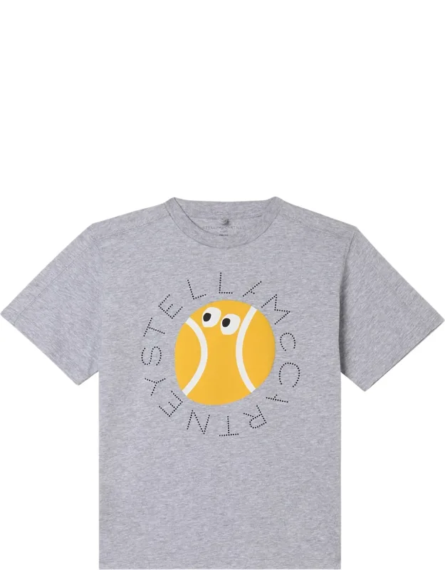 T-shirt With "tennis" Logo