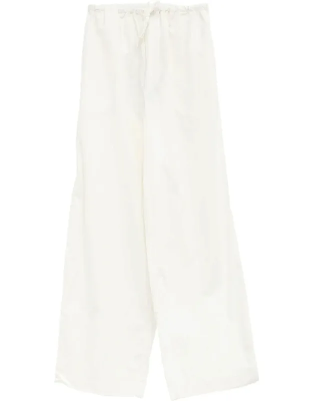 Drawstring Straight Trousers