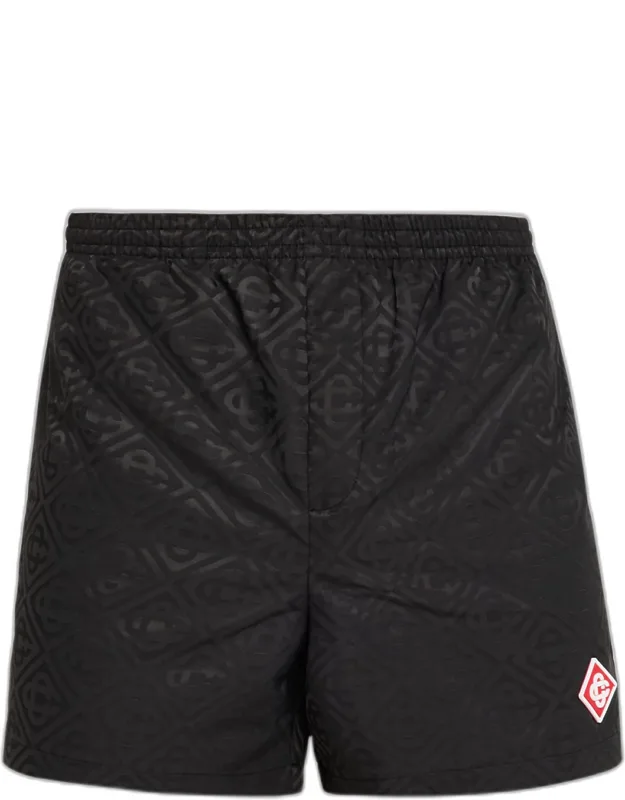 Tonal Monogram Jacquard Swim Shorts