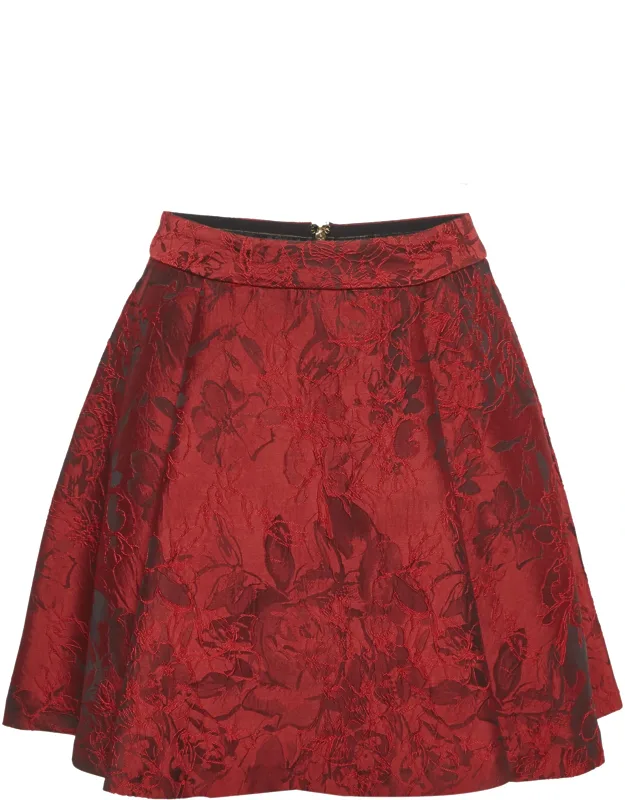 Flared Mini Skirt