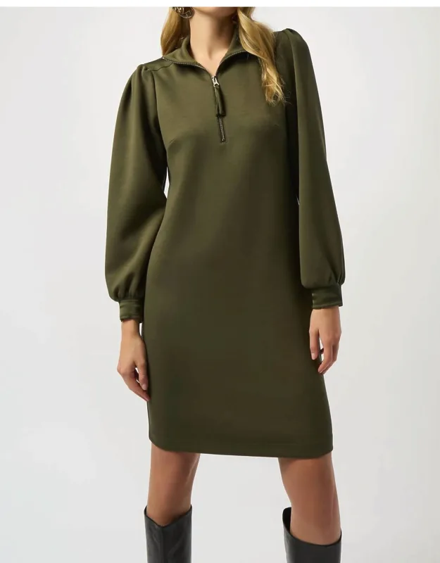 High-neck Bodycon Dress