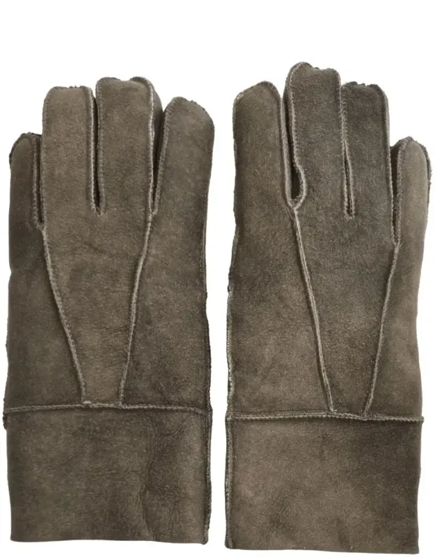Sheepskin Suede Leather Gloves