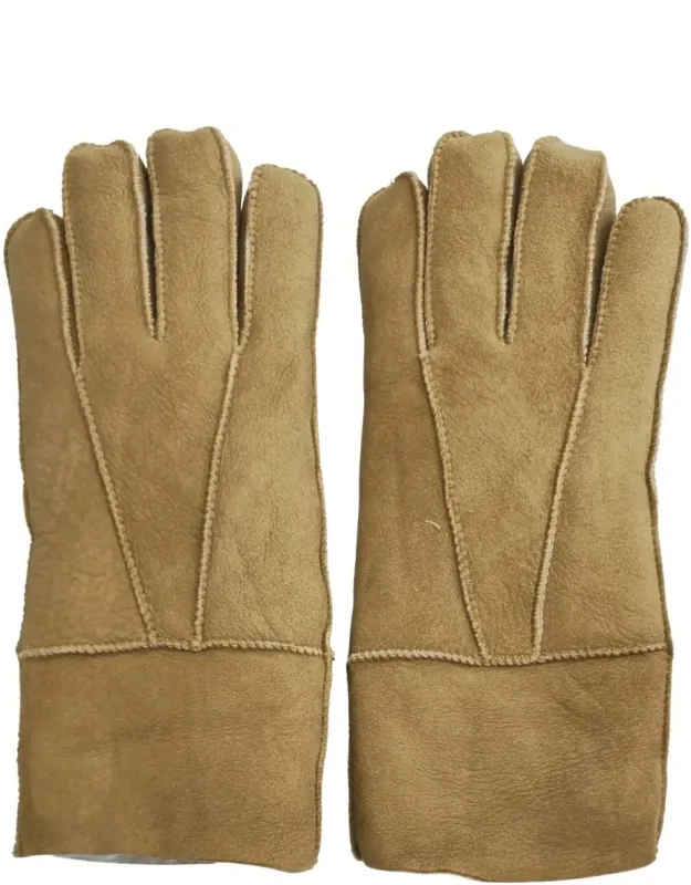Sheepskin Suede Leather Gloves