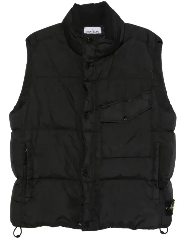 Padded Hooded Nylon Parka With Anti-drop And Wind Resistance