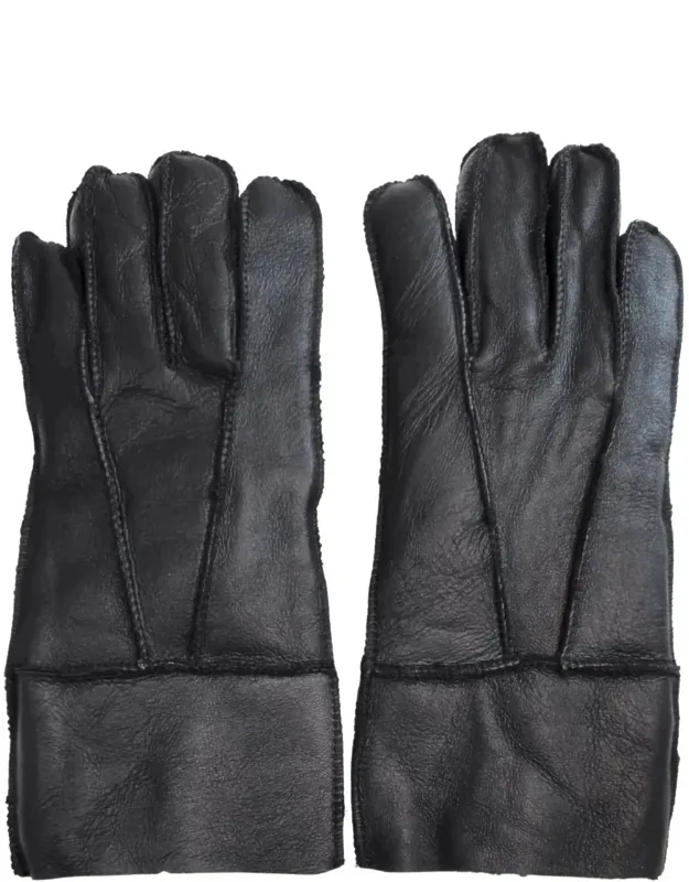 Sheepskin Napa Leather Gloves With Wool Shearling Lining
