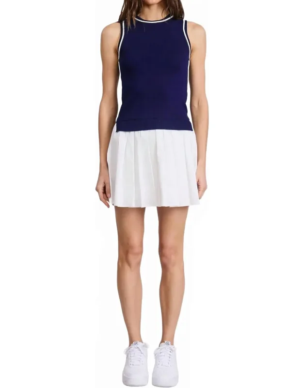 Wimbledon Sweater Mini Dress