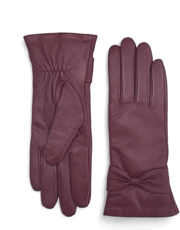 Leather Gloves Winter Warm Lined Touchscreen