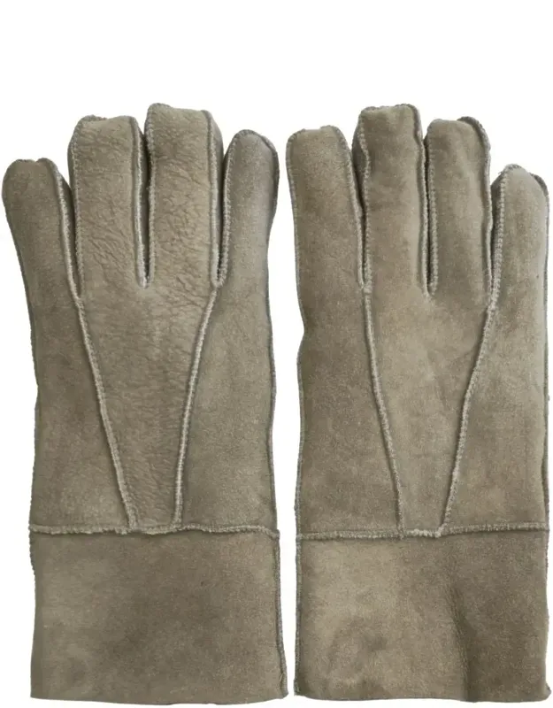 Sheepskin Suede Leather Gloves