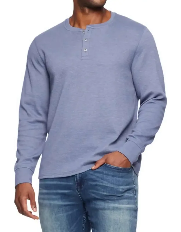 Chatsworth Soft Waffle Henley Tee