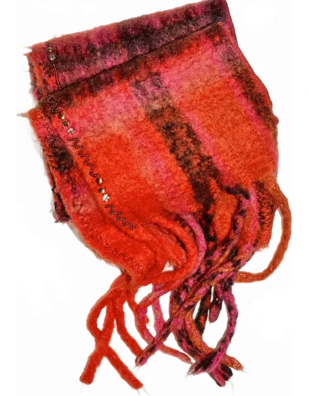 Highland Plaid Skinny Scarf