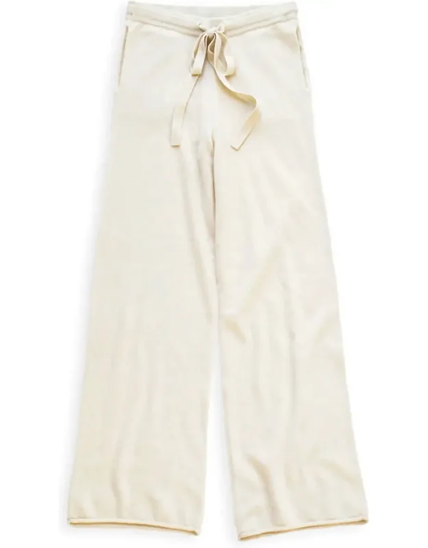 Cashmere Wide Leg Pants