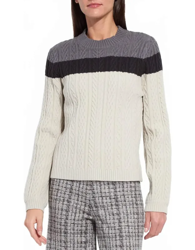 Cozy Sweater In Apres Ski Texture