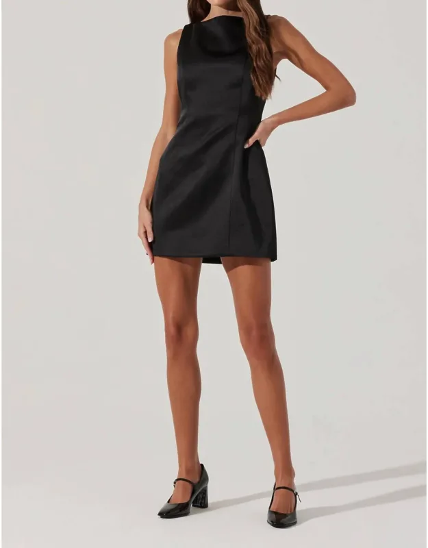 Satin Mini Dress