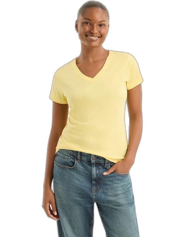 Sustainably Crafted V-neck Deck T-shirt