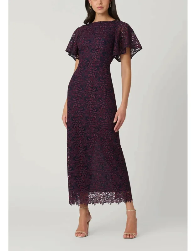 Bess Two-toned Lace Cocktail Dress