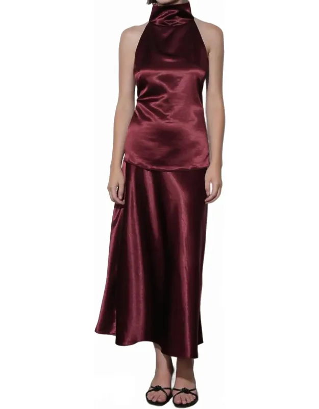 Midi Slip Skirt