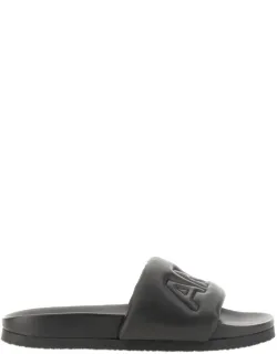 Leather Slide Sandals