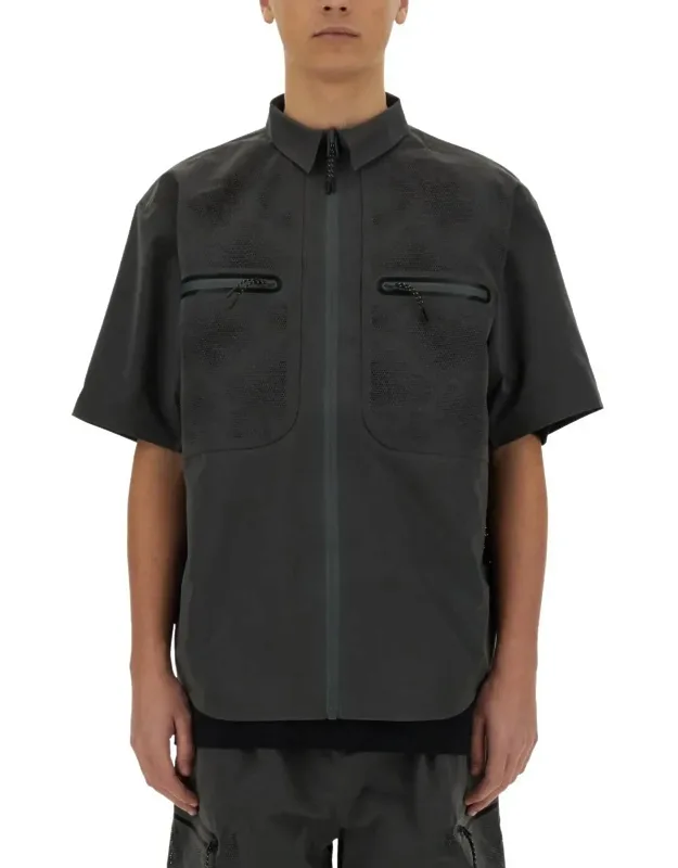 Laser Cut Short Sleeve Shirt