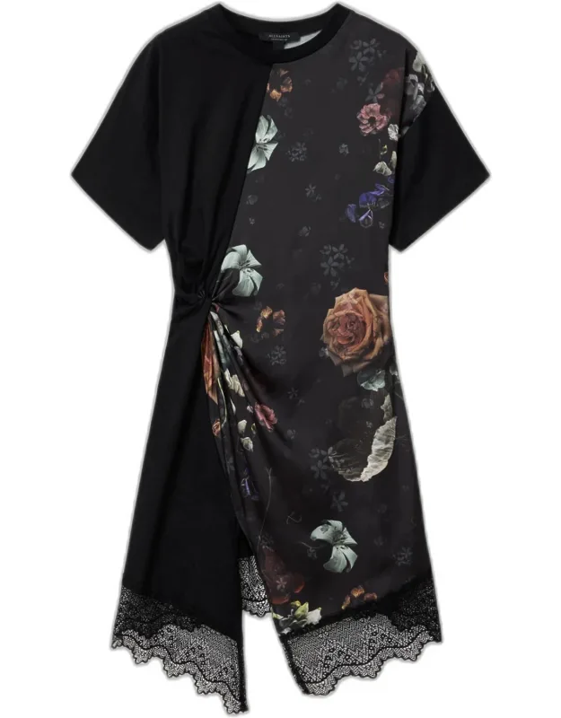 Lana Lace Floral Mini Dress
