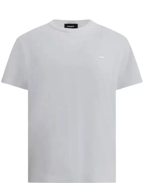 Dsquared2 T-shirt With Ribbed Crew Neck And Iconic Monogram
