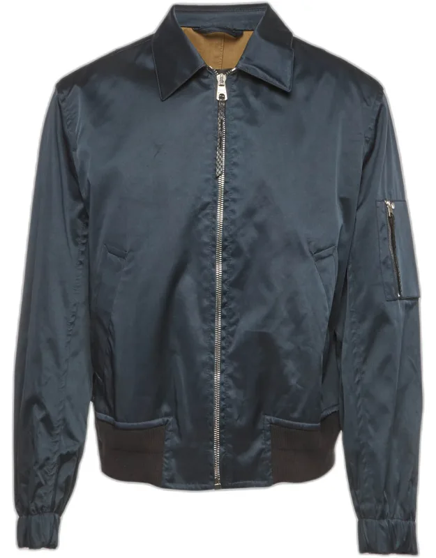Synthetic Zip-up Jacket