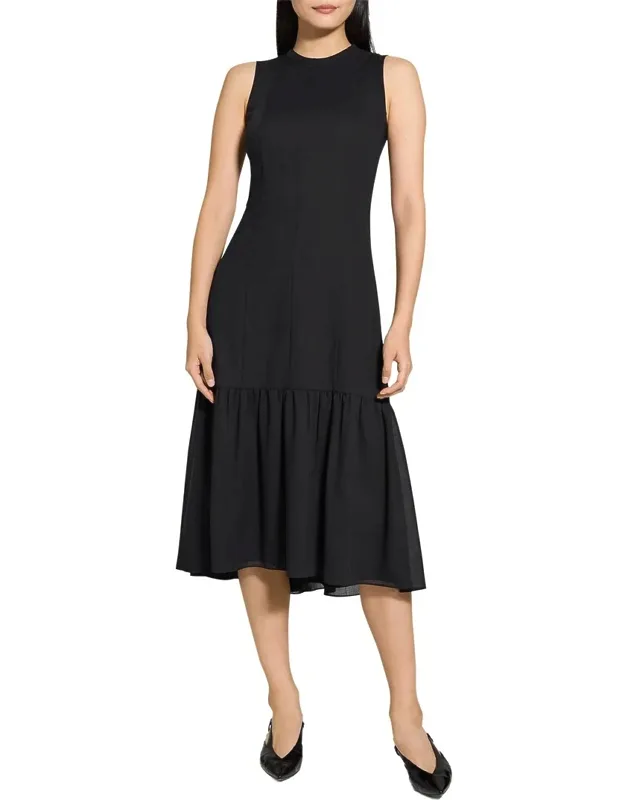 Tie Neck Dress