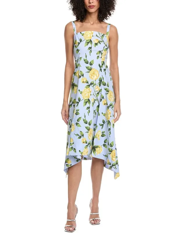 English Roses Poplin Midi Dress