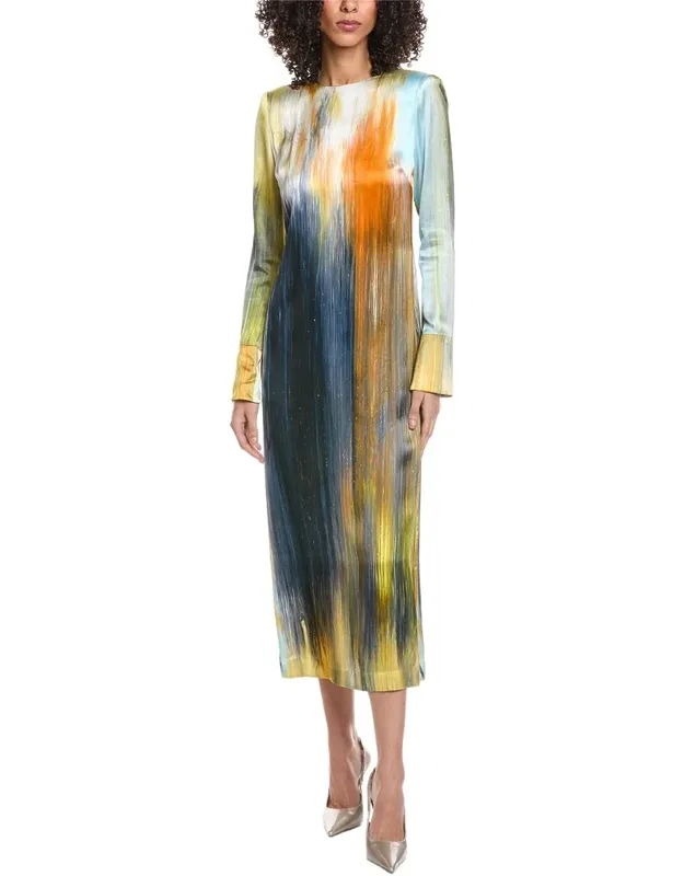 Abstract Maxi Dress