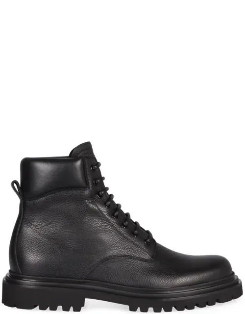 Leather Lace-up Boots