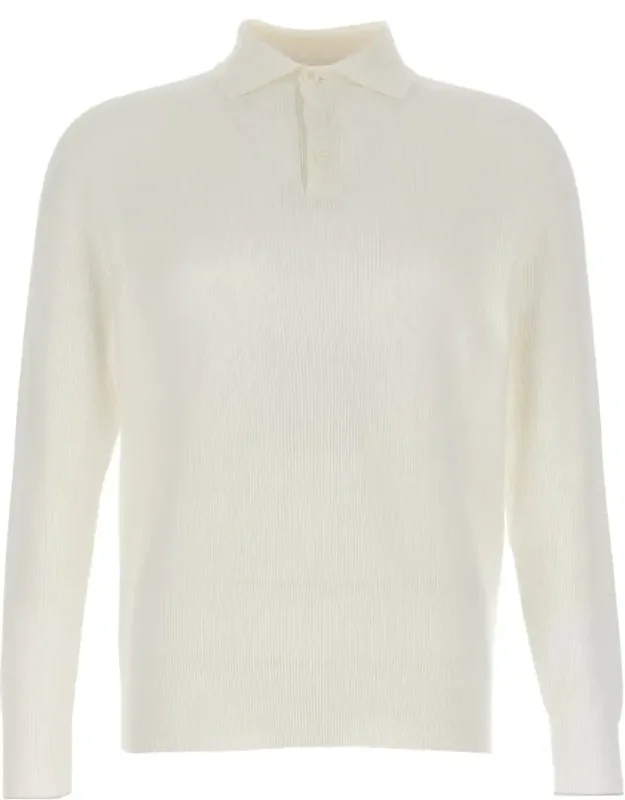 Ribbed Polo Shirt