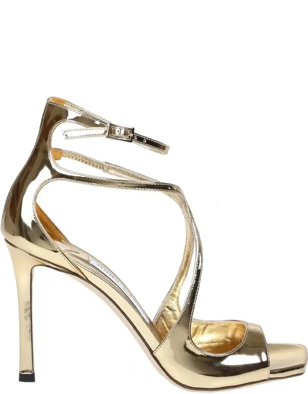 Metallic Leather Sandal