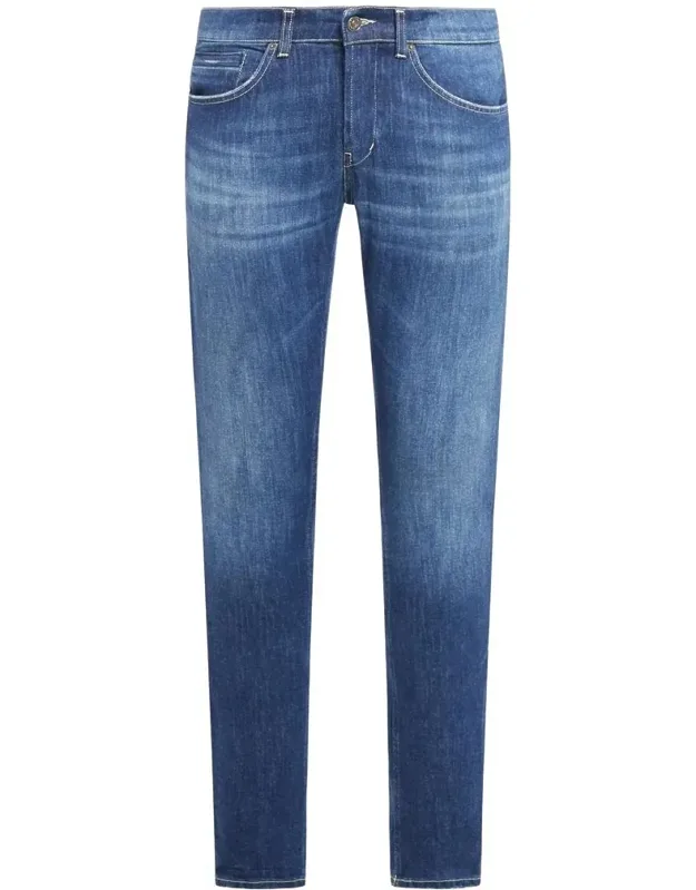 Jeans With Distressed Finish