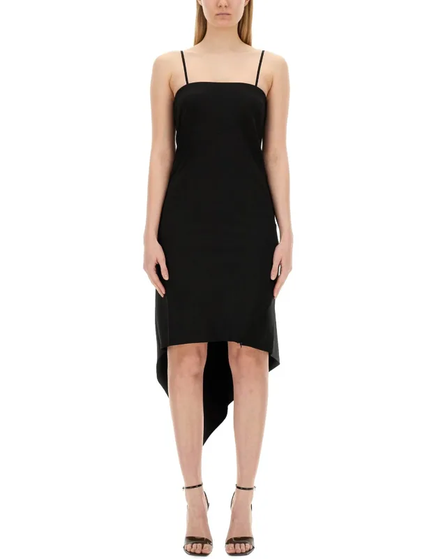 Dress With Scarf Hem