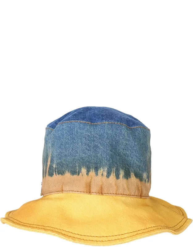 Bucket Hat With Tie Dye Print