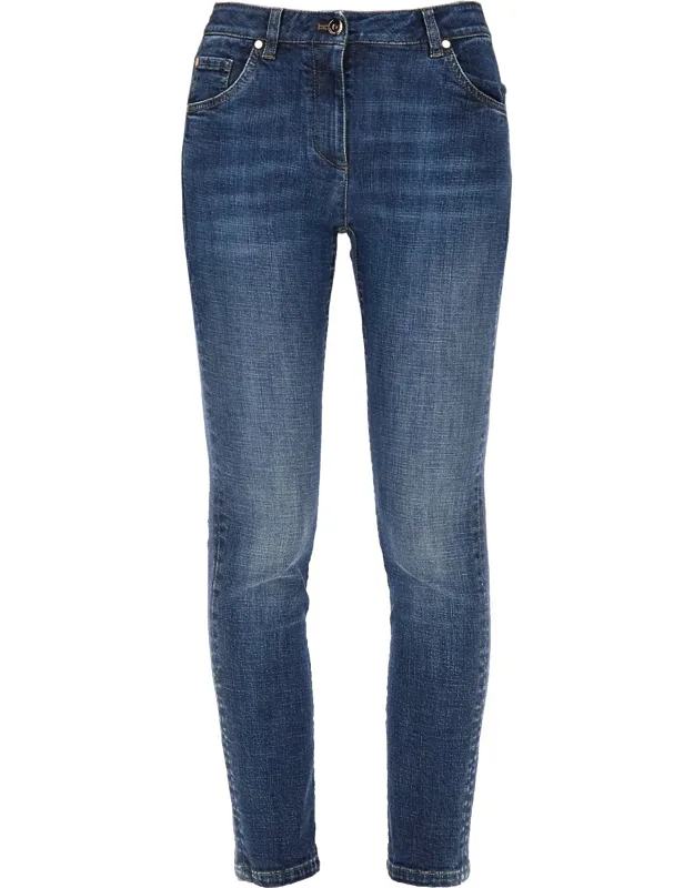 Slim Fit Denim Pants