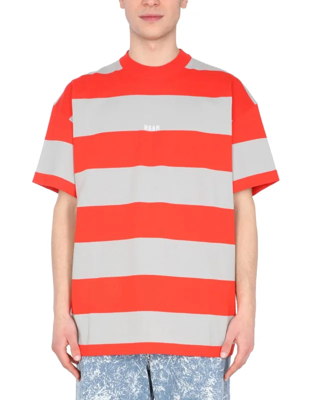 T-shirt With Embroidered Logo