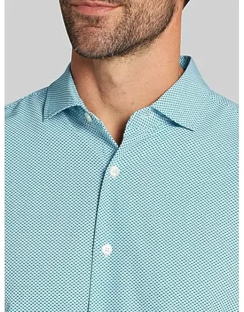Modern Fit 4-way Stretch Button Up Shirt
