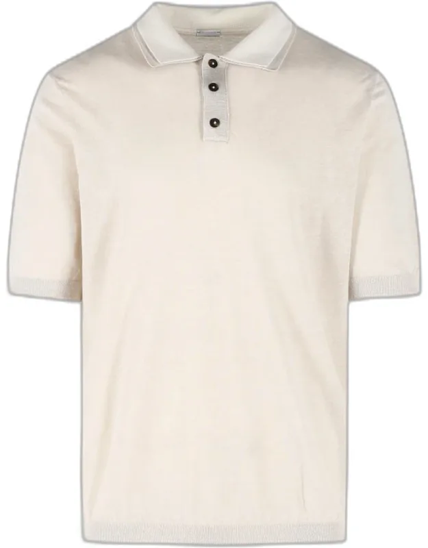 Linen Blend Polo Shirt