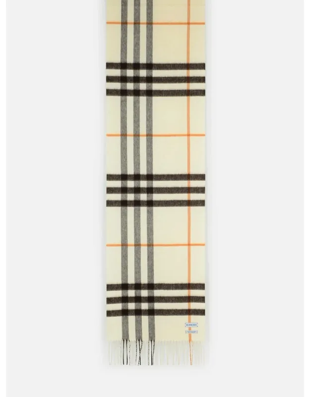 Giant Check Cashmere Scarf
