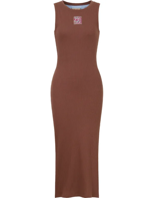 "frame" Logo Midi Dress