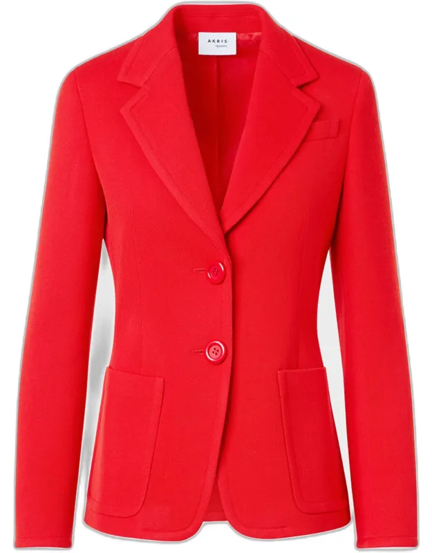 Wool Gabardine Blazer