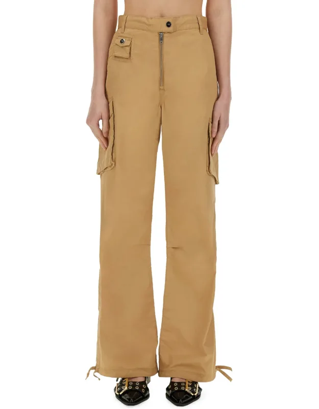 Cotton Twill Cargo Pants
