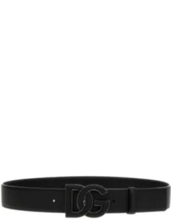 Logo Leather Belt
