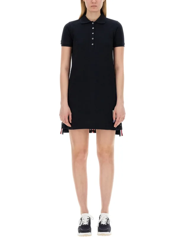 Cotton Pique Polo Shirt Dress