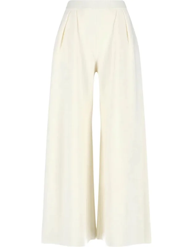 Wide Pants In Virgin Wool