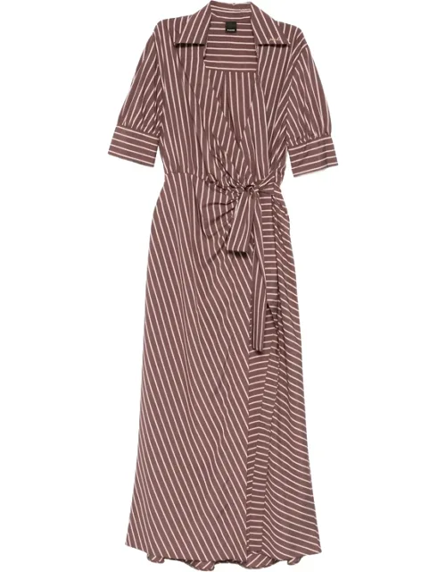 Striped Maxi Shirt Dress
