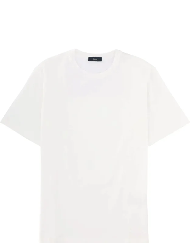 Herno Cotton T-shirt Made In Romania