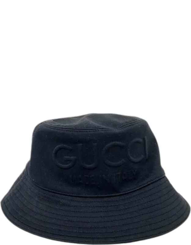 Embossed Logo Bucket Hat