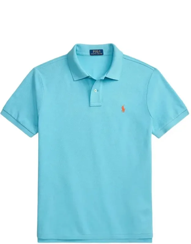 Slim Fit Cotton Pique Polo Shirt