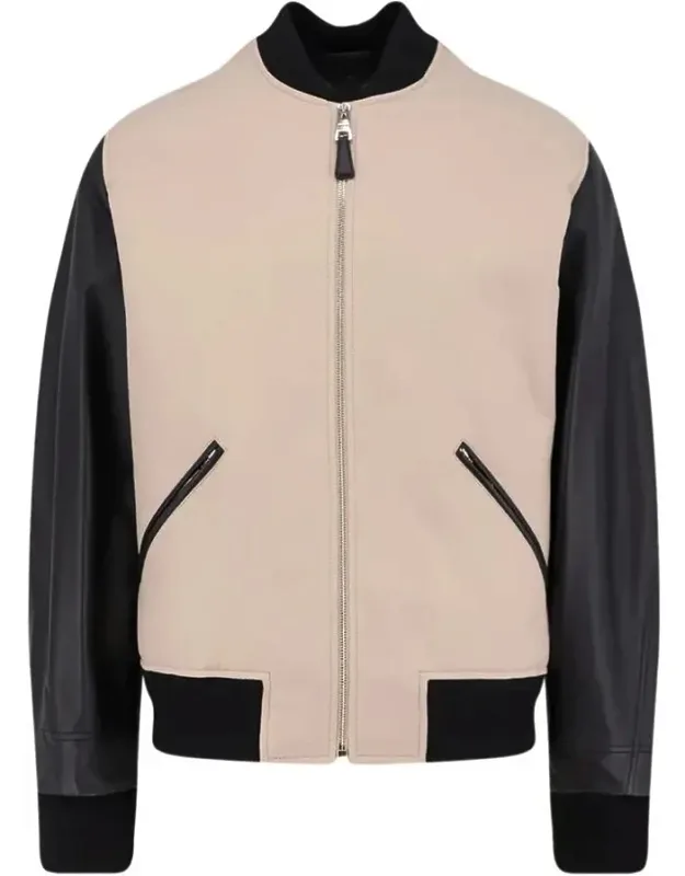 Panelled Bomber Jacket